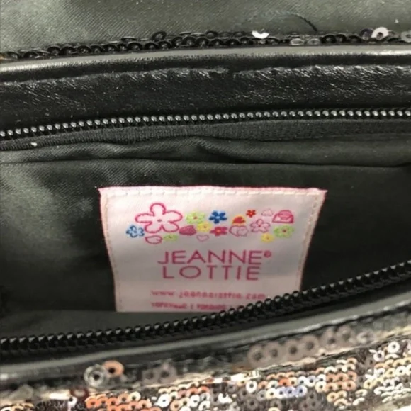 Jeanne Lottie Sequin Clutch With Chain Strap - Picture 4 of 6